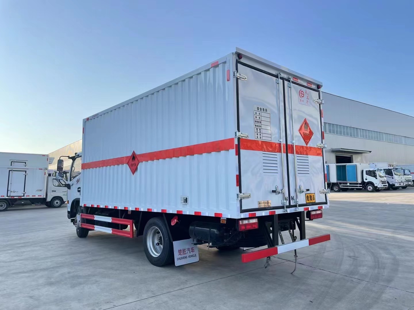 5.2米易燃氣體廂式車/二類危險車